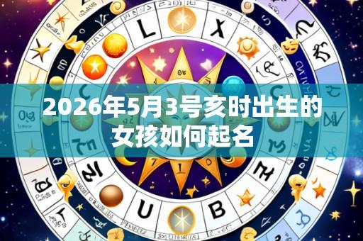 2026年5月3号亥时出生的女孩如何起名