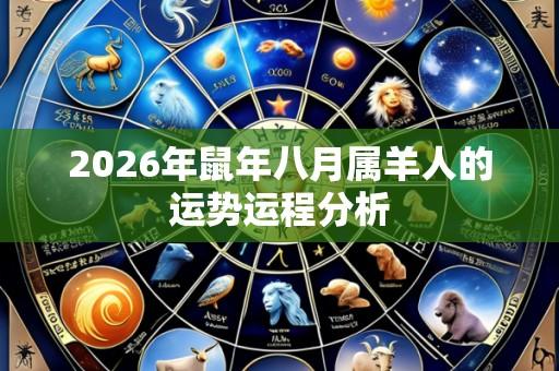 2026年鼠年八月属羊人的运势运程分析
