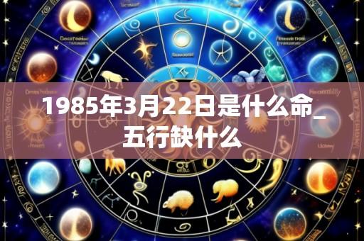 1985年3月22日是什么命_五行缺什么