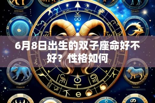 6月8日出生的双子座命好不好？性格如何