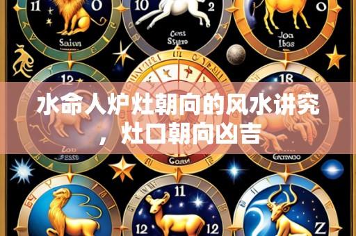 水命人炉灶朝向的风水讲究,灶口朝向凶吉