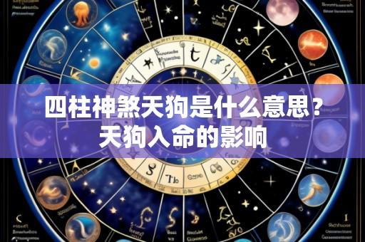 四柱神煞天狗是什么意思?天狗入命的影响