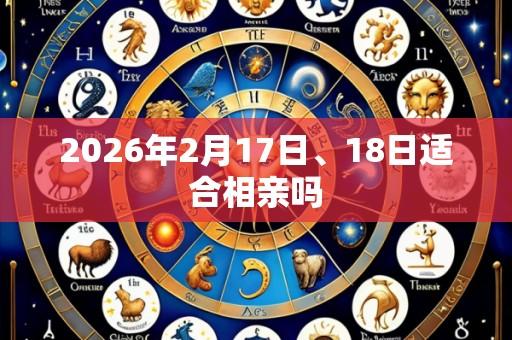 2026年2月17日、18日适合相亲吗