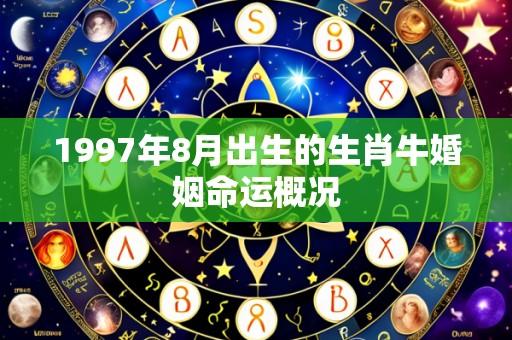 1997年8月出生的生肖牛婚姻命运概况