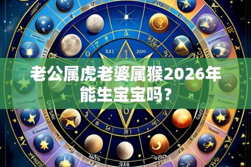 老公属虎老婆属猴2026年能生宝宝吗？