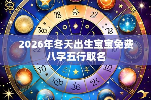2026年冬天出生宝宝免费八字五行取名