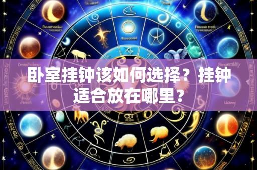 卧室挂钟该如何选择?挂钟适合放在哪里?