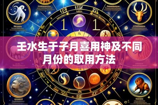 壬水生于子月喜用神及不同月份的取用方法