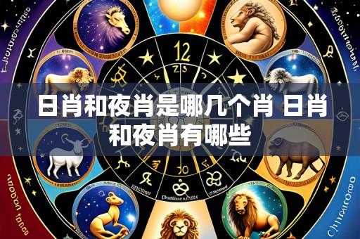 日肖和夜肖是哪几个肖 日肖和夜肖有哪些
