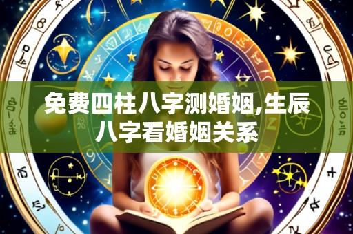 免费四柱八字测婚姻,生辰八字看婚姻关系