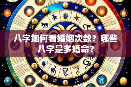 八字如何看婚姻次数?哪些八字是多婚命?