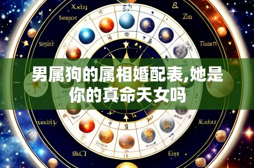男属狗的属相婚配表,她是你的真命天女吗