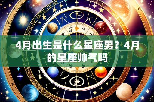 4月出生是什么星座男?4月的星座帅气吗