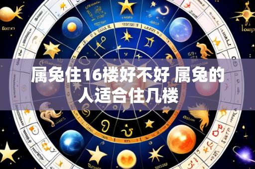 属兔住16楼好不好 属兔的人适合住几楼