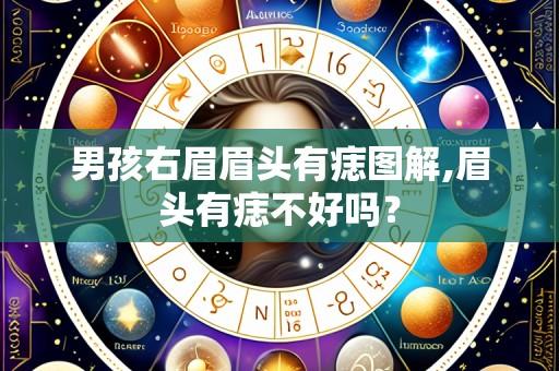 男孩右眉眉头有痣图解,眉头有痣不好吗?
