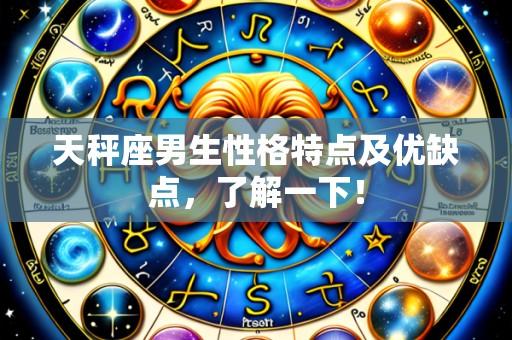 天秤座男生性格特点及优缺点，了解一下！