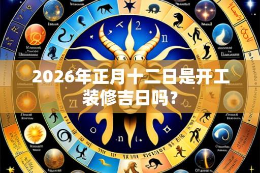 2026年正月十二日是开工装修吉日吗?