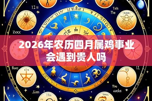 2026年农历四月属鸡事业会遇到贵人吗