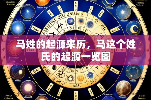 马姓的起源来历,马这个姓氏的起源一览图