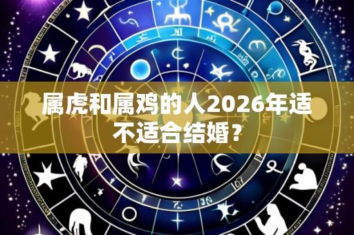 属虎和属鸡的人2026年适不适合结婚？