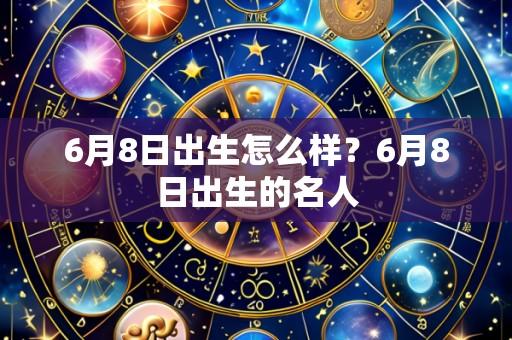 6月8日出生怎么样？6月8日出生的名人