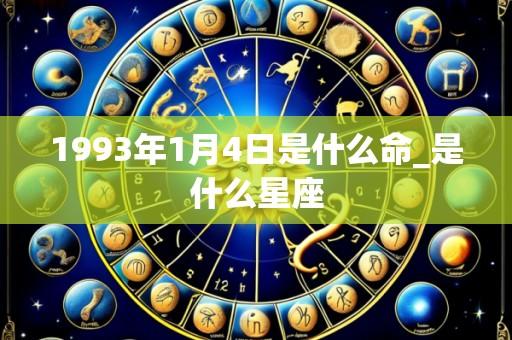 1993年1月4日是什么命_是什么星座