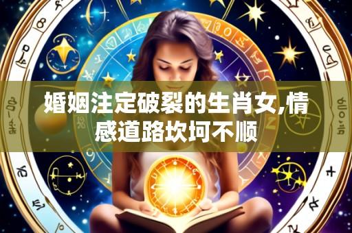 婚姻注定破裂的生肖女,情感道路坎坷不顺