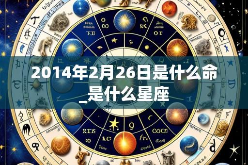 2014年2月26日是什么命_是什么星座