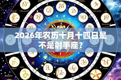 2026年农历十月十四日是不是射手座?