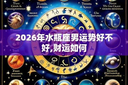 2026年水瓶座男运势好不好,财运如何
