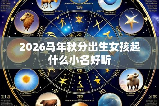 2026马年秋分出生女孩起什么小名好听