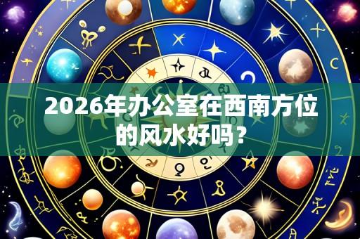2026年办公室在西南方位的风水好吗?