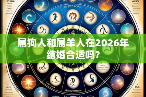 属狗人和属羊人在2026年结婚合适吗?