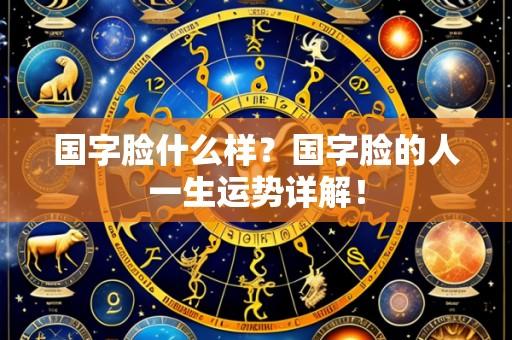 国字脸什么样?国字脸的人一生运势详解!