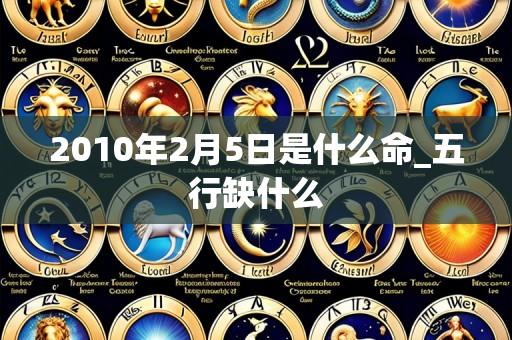2010年2月5日是什么命_五行缺什么