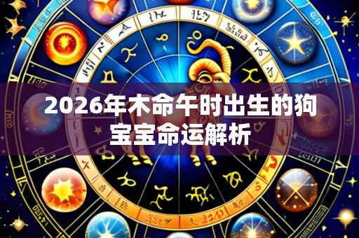 2026年木命午时出生的狗宝宝命运解析