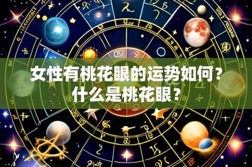 女性有桃花眼的运势如何？什么是桃花眼？