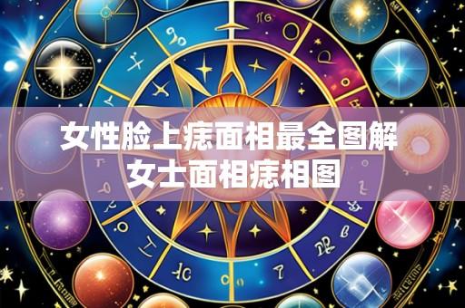 女性脸上痣面相最全图解 女士面相痣相图