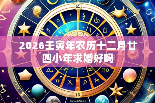 2026壬寅年农历十二月廿四小年求婚好吗