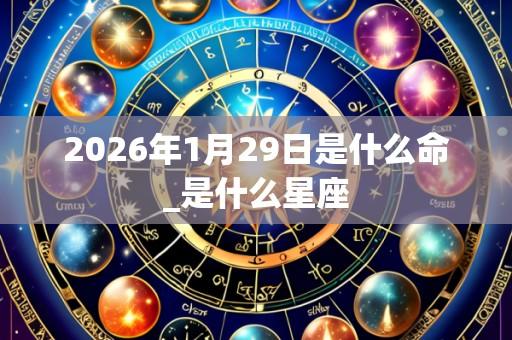 2026年1月29日是什么命_是什么星座