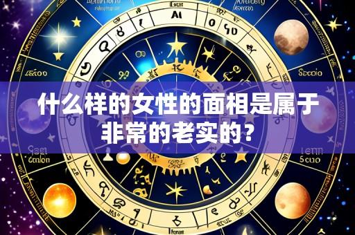 什么样的女性的面相是属于非常的老实的?