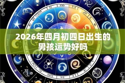 2026年四月初四日出生的男孩运势好吗