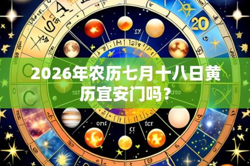 2026年农历七月十八日黄历宜安门吗?