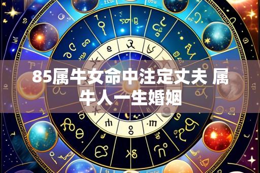 85属牛女命中注定丈夫 属牛人一生婚姻