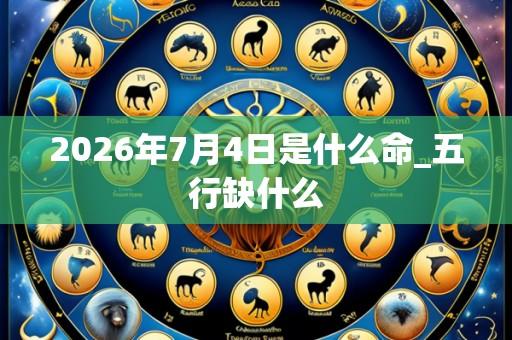 2026年7月4日是什么命_五行缺什么