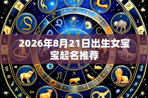 2026年8月21日出生女宝宝起名推荐