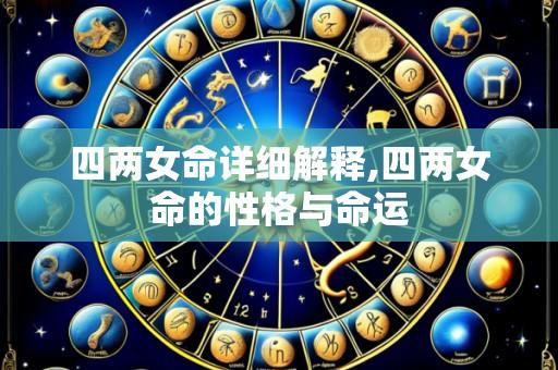 四两女命详细解释,四两女命的性格与命运