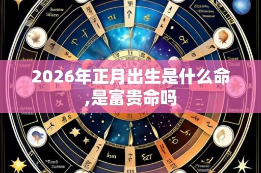 2026年正月出生是什么命,是富贵命吗