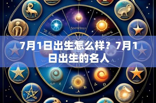 7月1日出生怎么样?7月1日出生的名人