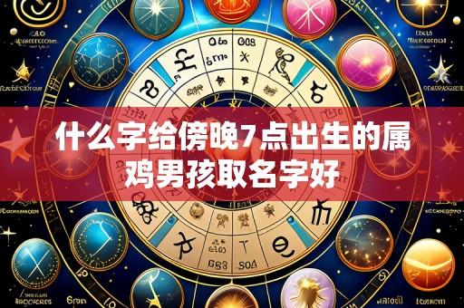 什么字给傍晚7点出生的属鸡男孩取名字好
